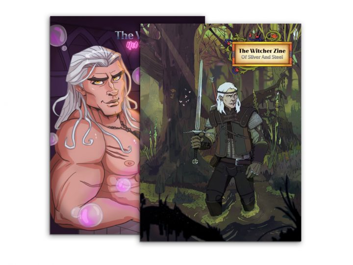 Atori-e Zine Cover The Witcher Zine of Silver and Steel Atori-e Zine Cover The Witcher Zine of Silver and Steel